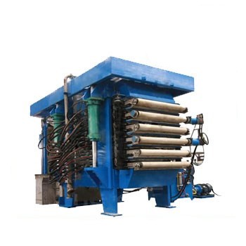 Vertical automated filter press machine for mining