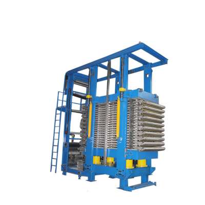 Vertical filter press for print sewage